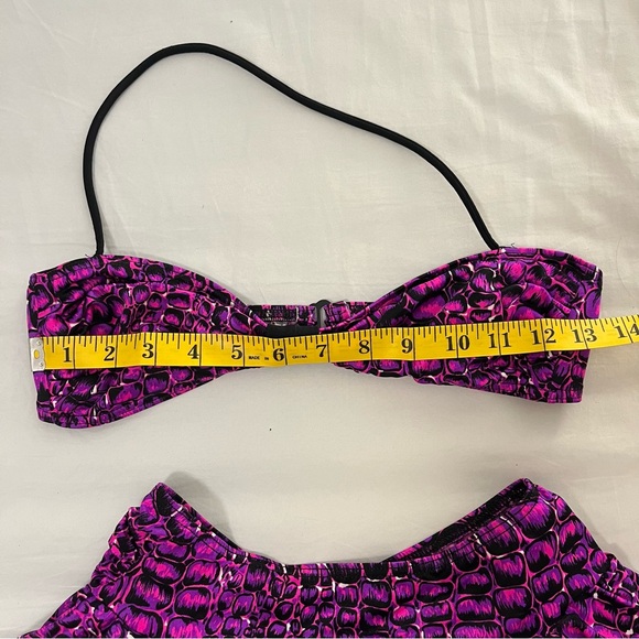 Epic Vintage 80s High Waisted Bikini Skirt Size Small - Picture 7 of 9